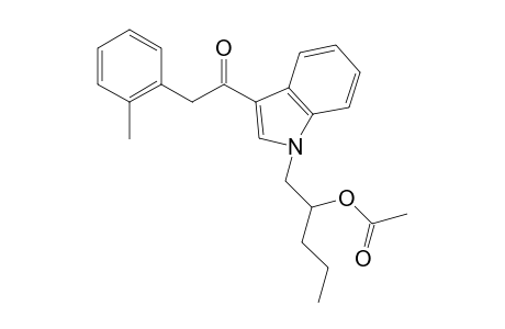 1-(3-(2-(o-tolyl)acetyl)-1H-indol-1-yl)pentan-2-yl acetate