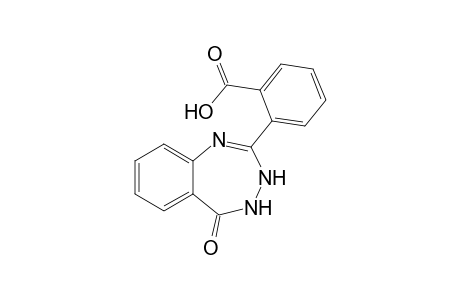 2-(5-keto-3,4-dihydro-1,3,4-benzotriazepin-2-yl)benzoic acid
