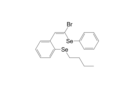 (E)-{1-Bromo-2-[2-(butylselanyl)phenyl]vinyl}(phenyl)selane