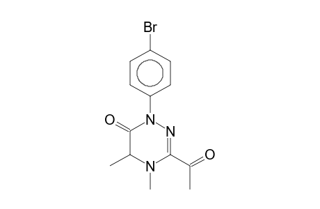 3-Acetyl-1-(4-bromophenyl)-4,5-dimethyl-4,5-dihydro-1H-[1,2,4]triazin-6-one