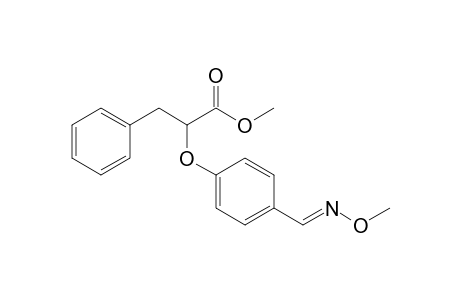 Methyl 2-[4-(methoxyimino-methyl)phenoxy]-3-phenylpropanoate