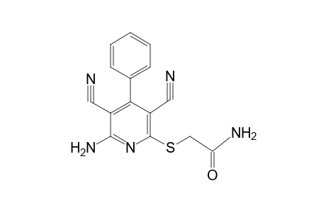 Acetamide, 2-[(6-amino-3,5-dicyano-4-phenyl-2-pyridinyl)thio]-