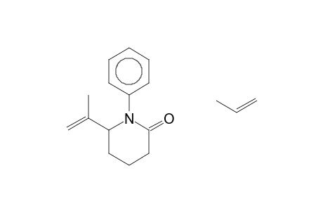 2-PIPERIDINONE, 3,6-BIS(1-METHYLETHENYL)-1-PHENYL-, trans-