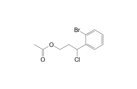 (-)-3-Chloro-3-(2-bromophenyl)propyl acetate