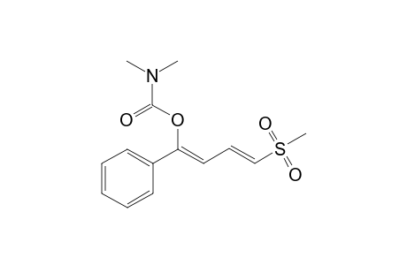 (1Z,3E)-4-(methylsulfonyl)-1-phenylbuta-1,3-dien-1-yl dimethylcarbamate