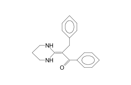 2-(1-Benzoyl-2-phenyl-ethylidene)-hexahydro-pyrimidine