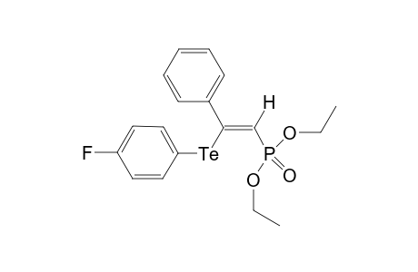 (Z)-1-(Diethoxyphosphonyl)-2-(4-fluorophenyltelluryl)-2-phenylethene