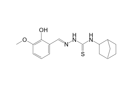 2-hydroxy-m-anisaldehyde, 4-(2-norbornyl)-3-thiosemicarbazone