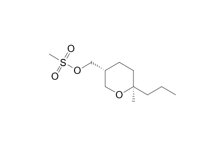 (2R,5R)-5-(methanesulfonyloxymethyl)-2-methyl-2-propyltetrahydropyran