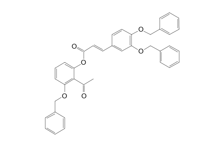 6'-(Benzyloxy)-2'-[(3",4"-bis<benzyloxy>cinnamoyl)oxy[]-acetophenone