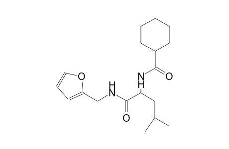 N-(1-{[(2-furylmethyl)amino]carbonyl}-3-methylbutyl)cyclohexanecarboxamide