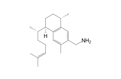 rac-((5R,8S)-3,8-Dimethyl-5-((S)-6-methylhept-5-en-2-yl)-5,6,7,8-tetrahydronaphthalen-2-yl)methanamine