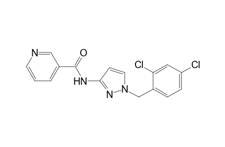 3-Pyridinecarboxamide, N-[1-[(2,4-dichlorophenyl)methyl]-1H-pyrazol-3-yl]-