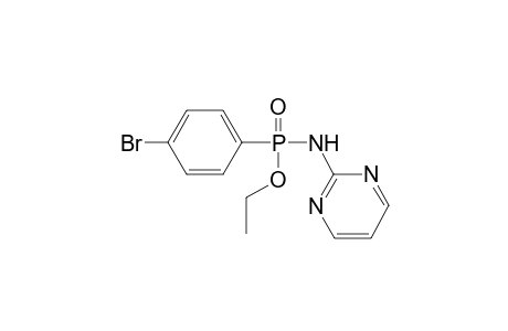 N-(Pyrimidin-2'-yl)-P-(p-bromophenyl)ethoxyphosphonyl - amide