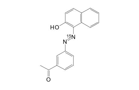 1-{3-[(2-hydroxy-1-naphthyl)diazenyl]phenyl}ethanone