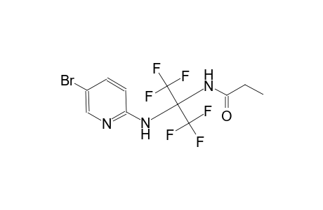 propanamide, N-[1-[(5-bromo-2-pyridinyl)amino]-2,2,2-trifluoro-1-(trifluoromethyl)ethyl]-