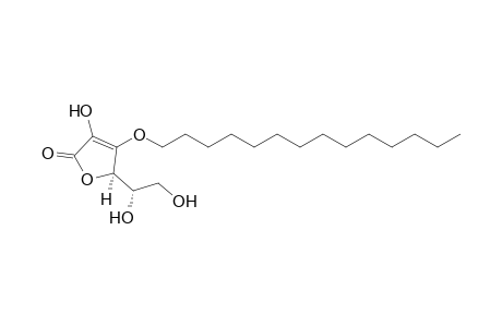 (2R)-2-[(1S)-1,2-bis(oxidanyl)ethyl]-4-oxidanyl-3-tetradecoxy-2H-furan-5-one