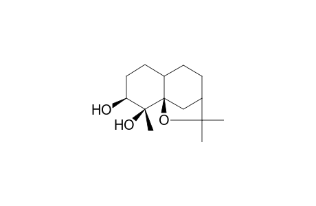 Octahydro-2,2,9-trimethyl-2H-3,9a-methano-1-benzoxepine-8,9-diol