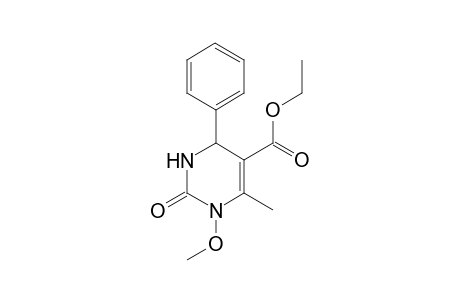 Ethyl 1-methoxy-6-methyl-2-oxo-4-phenyl-1,2,3,4-tetrahydropyrimidine-5-carboxylate
