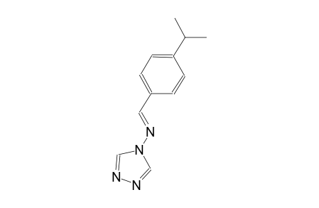 N-[(E)-(4-isopropylphenyl)methylidene]-4H-1,2,4-triazol-4-amine