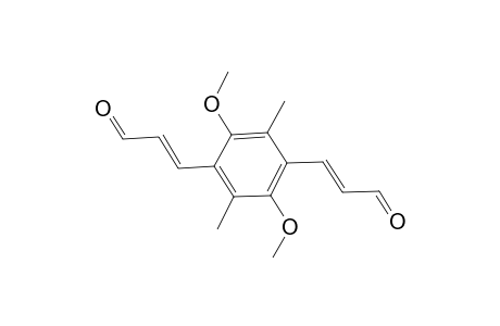 (E,E)-1,4-bis[formylethenyl)-2,5-dimethoxybenzene-3,6-dimethylbenzene