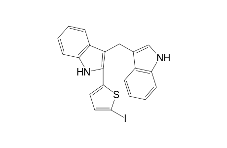 Di-3-indolyl-2-(5-iodoethienyl)methane