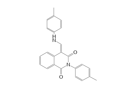 1,3(2H,4H)-isoquinolinedione, 2-(4-methylphenyl)-4-[[(4-methylphenyl)amino]methylene]-, (4E)-