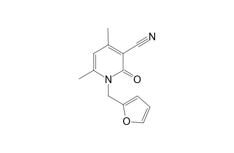 1-(furan-2-ylmethyl)-4,6-dimethyl-2-oxo-1,2-dihydropyridine-3-carbonitrile