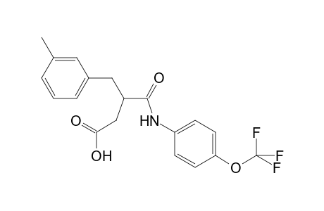 3-(m-tolylmethyl)-4-oxo-4-[4-(trifluoromethoxy)anilino]butanoic acid
