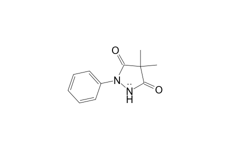 1-Pyrazolidinyl, 4,4-dimethyl-3,5-dioxo-2-phenyl-