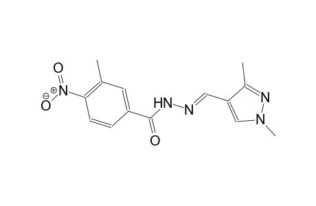 N'-[(E)-(1,3-dimethyl-1H-pyrazol-4-yl)methylidene]-3-methyl-4-nitrobenzohydrazide