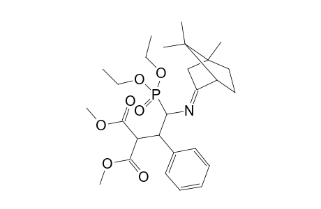 Diethyl 3,3-bis(methoxycarbonyl)-2-phenyl-1-[(1',7',7'-trimethylbicyclo[2.2.21]hept-2'-ylidene)amino]propylphosphonate
