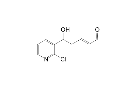 (E)-5-(2-Chloro-pyridin-3-yl)-5-hydroxy-pent-2-enal