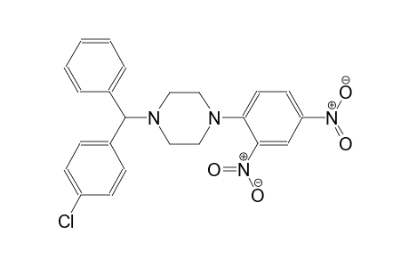 1-[(4-chlorophenyl)(phenyl)methyl]-4-(2,4-dinitrophenyl)piperazine