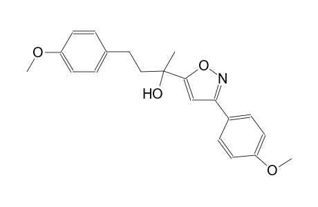 4-(4-Methoxyphenyl)-2-[3-(4-methoxyphenyl)-1,2-oxazol-5-yl]butan-2-ol