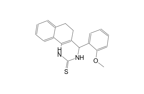 4-(2-methoxyphenyl)-3,4,5,6-tetrahydrobenzo[h]quinazoline-2(1H)-thione
