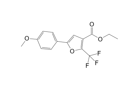 Ethyl 5-(4-methoxyphenyl)-2-(trifluoromethyl)furan-3-carboxylate