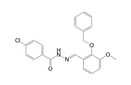N'-{(E)-[2-(benzyloxy)-3-methoxyphenyl]methylidene}-4-chlorobenzohydrazide