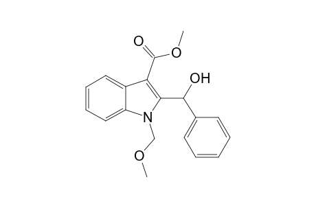 Methyl 2-(1-hydroxy-1-phenymethyl)-1-methoxymethylindole-3-carboxylate