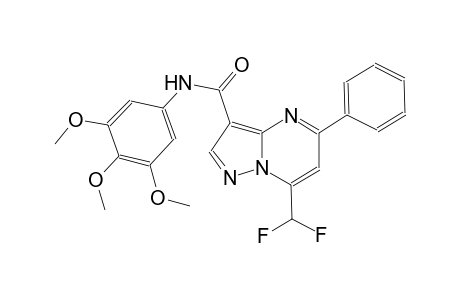 7-(difluoromethyl)-5-phenyl-N-(3,4,5-trimethoxyphenyl)pyrazolo[1,5-a]pyrimidine-3-carboxamide