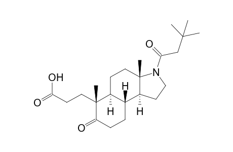 17-(3,3-Dimethylbutyryl)-4-nor-3,5-seco-5-oxo-17-azaandrostan-3-oic acid
