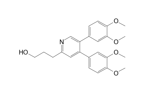 4,5-bis(3',4'-Dimethoxyphenyl)-2-[2"-(hydroxymethyl)ethyl]-pyridine