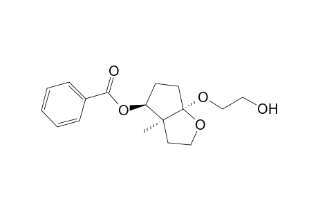 2H-Cyclopenta[b]furan-4-ol, hexahydro-6a-(2-hydroxyethoxy)-3a-methyl-, 4-benzoate, (3a.alpha.,4.beta.,6a.alpha.)-
