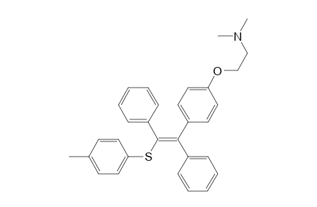 (E)-2-(4-(1,2-diphenyl-2-(p-tolylthio)vinyl)phenoxy)-N,N-dimethylethanamine