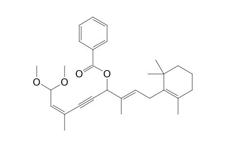 (4Z)-6,6-Dimethyl-4-methyl-1-[(1E)-1-methyl-3-(2,6,6-trimethylcyclohex-1-en-1-yl)prop-1-en-1-yl]hex-4-en-2-ynyl benzoate