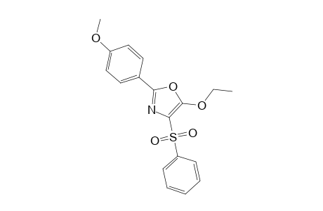 4-Benzenesulfonyl-5-ethoxy-2-(4-methoxyphenyl)oxazole
