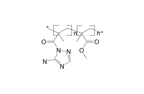 Poly[(5-amino-1-methacryloyl-1,2,4-triazole)-co-methyl methacrylate]