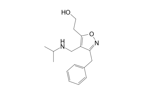 3-Benzyl-4-[(isopropylamino)methyl]-5-(2-hydroxyethyl)isoxazole