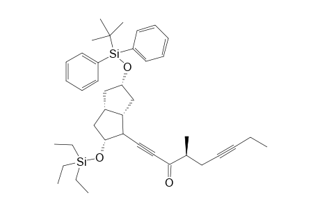 (S)-1-[(2R,3aS,5S,6aS)-5-(tert-Butyl-diphenyl-silanyloxy)-2-triethylsilanyloxy-octahydro-pentalen-1-yl]-4-methyl-nona-1,6-diyn-3-one