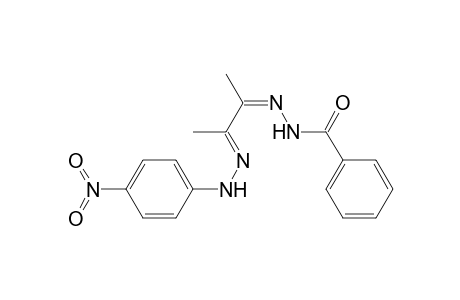 Biacetyl Benzoylhydrazone (p-Nitrophenyl)hydrazone